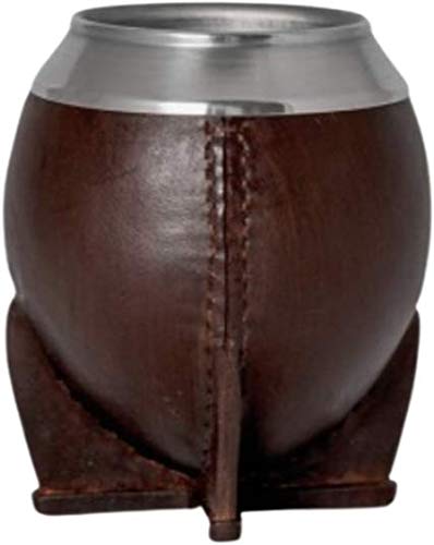 Milonga Yerba Mate Mate Premiun Line Uruguay - Mate Gourd Premium Handmade Mate Gourd (Narrow - Torpedo) (Dark Brown)