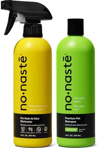 Nonaste Premium Dog Shampoo and Pet Stain & Odor Eliminator Spray...