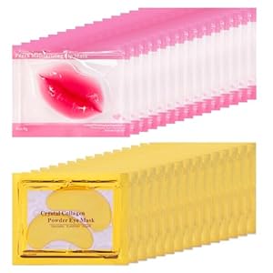 30 Pairs Lip Mask & Eye Mask, 24K Gold Crystal Gel Collagen Eye Patches, Bachelorette Party Favors, Bachelorette Party Accessories, Party Favors Adults, Bridesmaid Gifts, Bulk Gifts, Mini Gifts