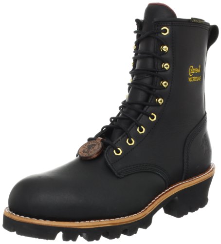 Chippewa Men's 73051 8" Waterproof Logger,Black OIled,12 W US
