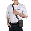 hengwin Genuine Leather Men Cross Body Bag, Shoulder Pouch Sling Bag Mens For Travel Hiking, Multifunctional Wallet Organiser with Belt Clip and adjustable Strap #3