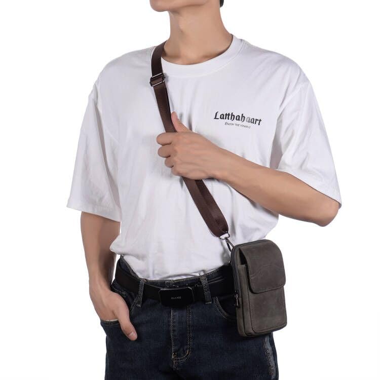 hengwin Genuine Leather Men Cross Body Bag - Image 4