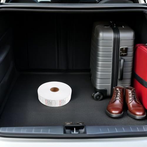 Étiquettes lavables sans texte pour tapis de sol automobile rouleau PRETYZOOM