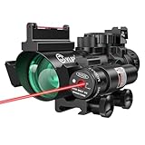 CVLIFE 4x32 Prism Scope Red & Green & Blue Illuminated BDC...