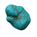 GEMSGROWTH Turquesa azul natural de 150 quilates de cristal sin cortar y sin tratar para joyas hechas a mano, manualidades y curación espiritual