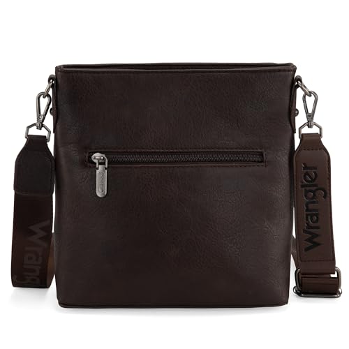 Image of Wrangler Crossbody Purses for Women Two Tone Crossbody Bags Women Purses and Handbags