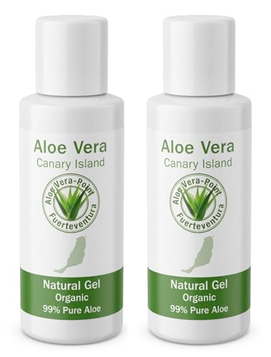 Aloe Vera Point Organic Aloe Vera Gel 99% 100ml kaltgepresst von Fuerteventura - 2 Einheiten