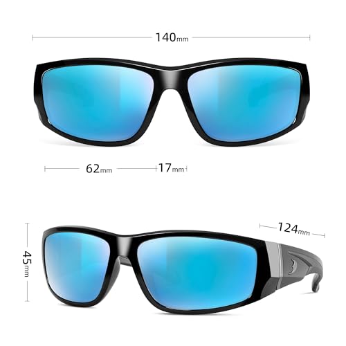 Image of BNUS Polarized Sunglasses with Corning Glass Lens - High Definition, Fashionable, and Scratch-Resistant