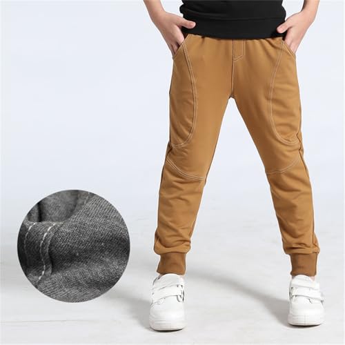 Boys Active Jogger Sweatpants Casual Athletic Pants for Toddlers Comfortable Pull-On Design with Pockets for3