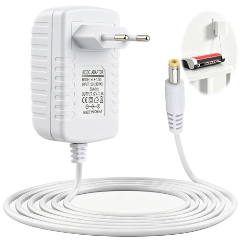 12V 3A Netzteil Ladegerät für AVM Fritz!Box 7590 AX 7530 7490 7510 7430 7390 6690 6660 6670 6490 5590 5530 Kompatibel mit Telekom Speedport Smart WLAN Router DC 5 5x2 5mm Stecker 2m Kabel Weiß