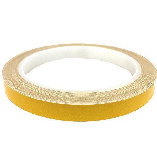 Preisvergleich Produktbild DonDo 3M 610C Reflektierendes Klebeband Reflexfolie Konturmarkierung Gelb 10mm x 10m
