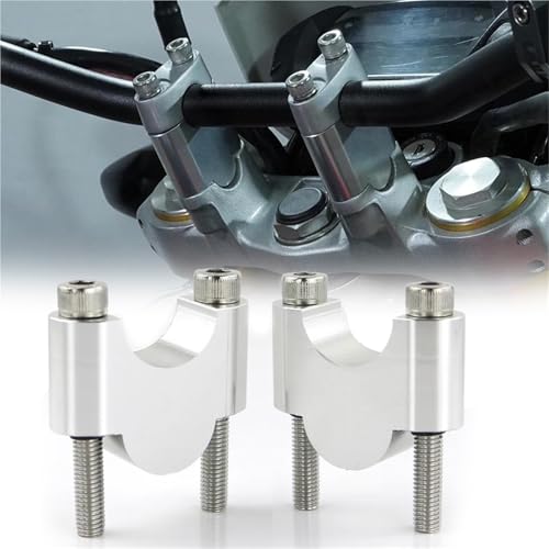 Per Aprilia SL750 Shiver/GT Mana 850 Dorsoduro 750 1200 900 Caponord 1200 Tuareg 660, la confezione include: 1 paio di riser manubrio con bulloni