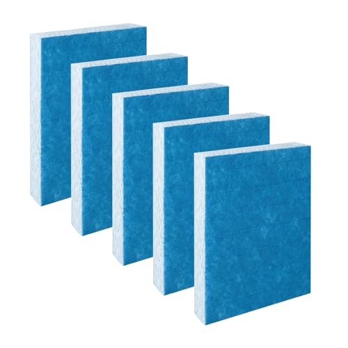 KeYiJia HFT600 Filter T Humidifier Wick Filter Compatible with Tower Humidifier HEV615 HEV620 Replace Part HFT600T, HFT600PDQ Accessory (Pack of 5) (Blue) by KeYiJia - Used condition - CA$24.98