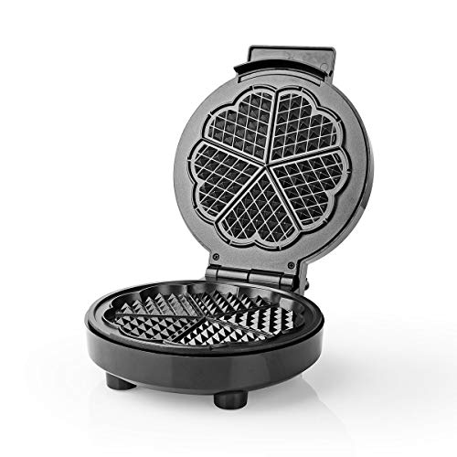 Gaufrier électrique Nedis KAWP100BK noir de mille watts compact - 2