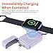 Portable Wireless Charger for Apple Watch,HUOTO iWatch Charger 1400mAh Smart Keychain Power Bank,Portable Magnetic iWatch Charger for Apple Watch Series 9/8/7/6/SE/5/4/3/2/1/UItra/UItra 2 (Purple)