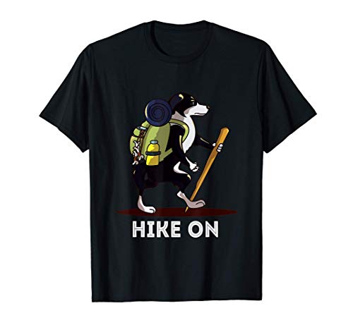 Border Collie Dog Love-r Hiking Adventure Gift T-Shirt