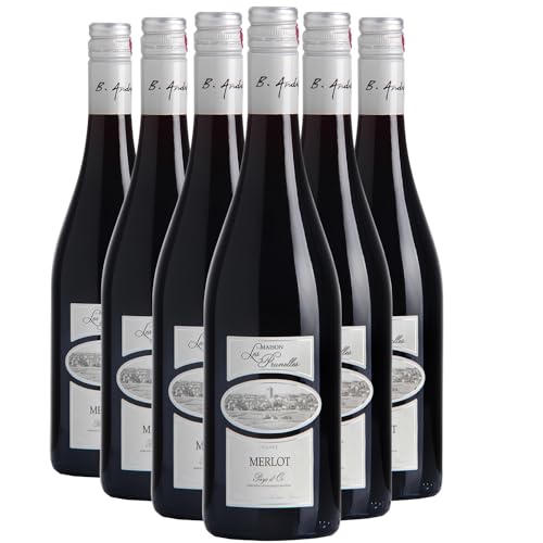 Pays d’Oc Maison Les Prunelles Merlot 2023 – Vino Tinto IGP Languedoc 12x75cl Pays d’Oc Maison Les Prunelles Merlot 2023 – Vino Tinto IGP Languedoc 12x75cl