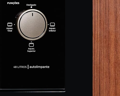 FISCHER FORNO ELÉTRICO EMBUTIR FIT LINE 48L BLACK 220V 34493-95482 glide