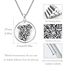 CRWENG Archangel Saint Michael Necklace for Women Men 925 Sterling Silver St. Michael Pendant Amulet Necklace Archangel Miracle Medal Necklace Protect Us Religious Jewellery Gift #5