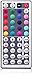 Produktbild 44 key Wireless IR Remote Controller ideal für RGB LED strip, LED Streifen,LED Lichterkette LED Leiste,LED Kette[Energieklasse A+]