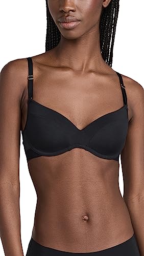 LIVELY All-Day Wireless Push Up Bras for Women | Full Coverage Bra with No Underwire | Extra Foam Padding for Added Shape Jet Black