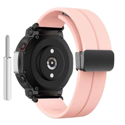 Image of YODI Strap Band Compatible with Amazfit T-Rex 2 Smartwatch Only Soft Silicone | Nylon | Chain | Leather Watch Straps with Installation Adjuster Tool For Amazfit TRex 2