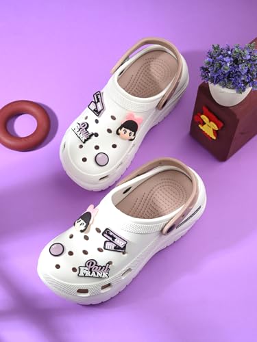 Image of DOCTOR HEALTH SUPER SOFT Stylish and Anti Skid Women Clogs with Cushioned Footwear | Adjustable Strap Clogs | Comfortable | Lightweight | Everyday Wear