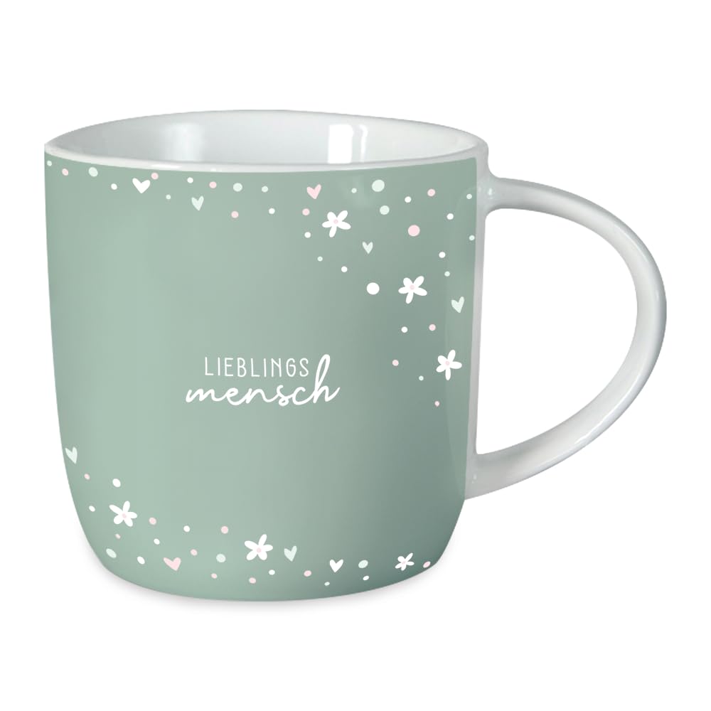 Grafik-Werkstatt Coffee Mug with Saying 300 ml Porcelain Mug Favourite Person White