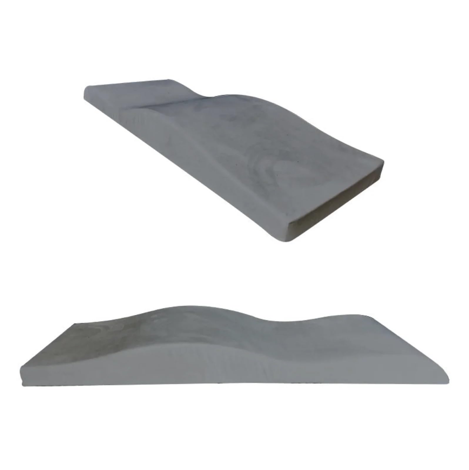Curved Mattress Bed Topper Curved Extension Lash Topper Massage Table Eyelash Mattress Bed For Beauty Salon(Grey mattress)
