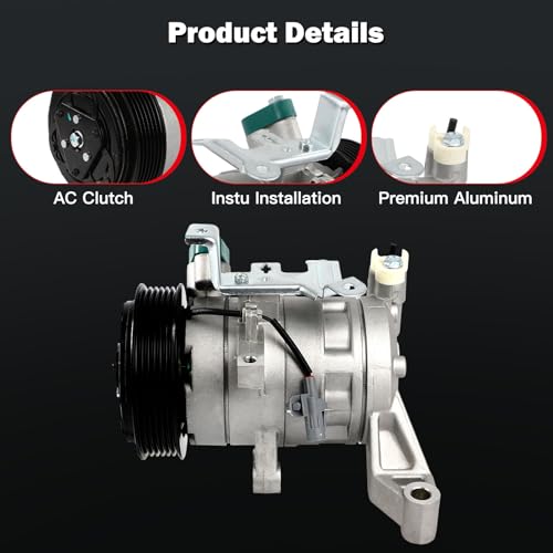 Image of CCIYU AC Compressor w /Clutch for Subaru Forester 2.0L 2014-2018