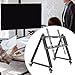 ＫＬＫＣＭＳ Low Height Mobile TV Stand Rolling TV Stand with Wheel Multipurpose Mobile TV Mount Stand Sturdy Floor Monitor Cart for Home, 32 inch to 70 inch