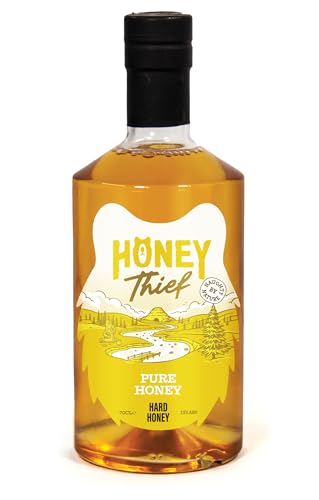 Honey Thief Pure Hard Honey Liqueur 700ml Bottle | 15% ABV Smooth Golden Hard Honey with Deep Floral & Caramel Notes | Premium Hard Honey Mead | Ideal Gifting For Wine & Mead Lovers