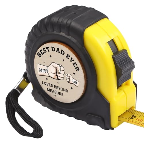 Cinta métrica personalizada para regalo de papá miniatura 1