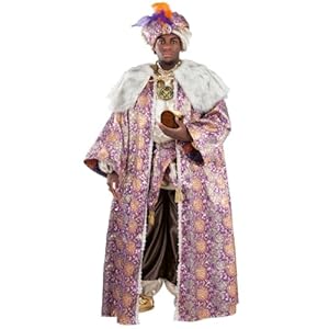 DISBACANAL Disfraz Rey Baltasar Adulto – XL
