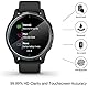 MWOOT Kompatibel mit Garmin Venu Schutzfolie (6 Stück), Ultraklare Displayschutzfolie, Vollflächig Schutz zum Smartwatch Display Zubehör Set - Nicht FÜR VENU 2 Armbanduhr