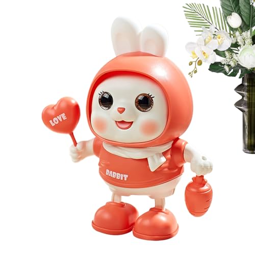 Genérico Juguete de Conejo Bailarín - Conejo Eléctrico Que Canta con Música Y Luces - Juguetes Sensoriales Bailarines,para Niños Niñas Guarderías Fiestas Navidad Dormitorio Salón Estudio