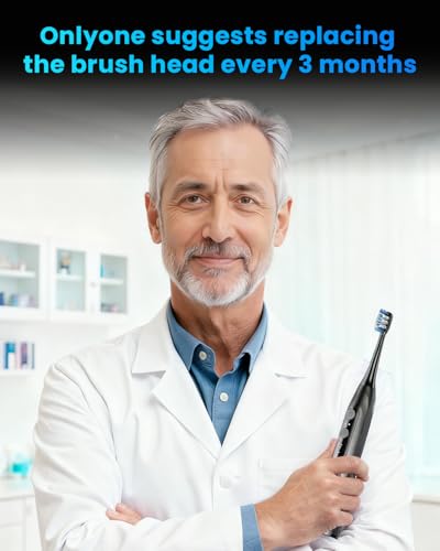Onlyone Ultrasonic Electric Toothbrush for Adults, Rechargeable Electric Toothbrush with 8 - image 7