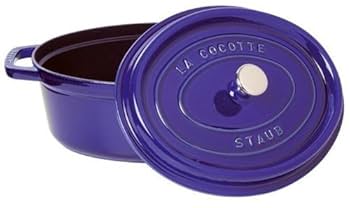 STAUB COCOTTE OVALE 31 CM ブルーインテンス Amazon.com: Staub Cast Iron Roaster/Cocotte, Oval 31 cm, 5.5