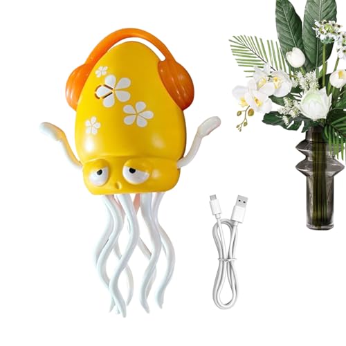 Weqizuerqi 電動這生するタコのおもちゃ,智能自動アクションタコ LEDライトと音楽付き - 知育玩具 教室 幼稚園 旅行 自宅 学校 リビングルーム用 | リビングルームでも活躍