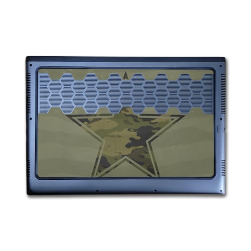 Image of Laptop Skin Compatible with Alienware M16 R2 (2024) - Army Star - Premium 3M Vinyl Protective Wrap Decal Cover - Easy to Apply | Crafted in The USA by MightySkins