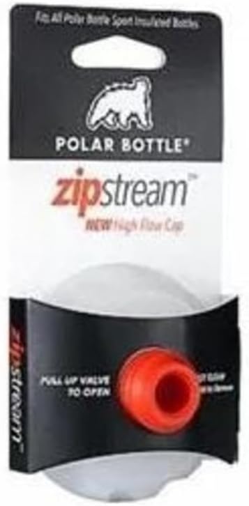 Polar Bottle Zipstream Insulated Water Bottle High Flow Cap