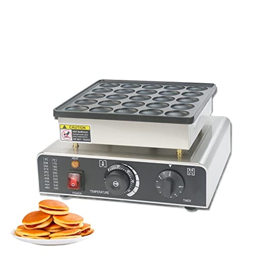 Pancake Machine,Commercial Electric Waffle Machine Non-stick Dorayaki Maker Pancakes Maker with 50-300? Temperature Timer Separate Control