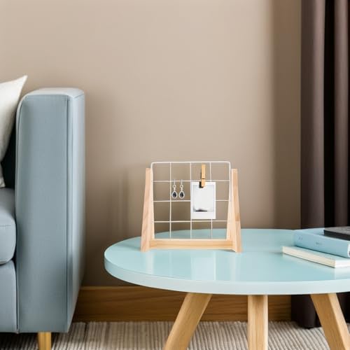 Panel independiente para joyería con base de madera maciza noble 7