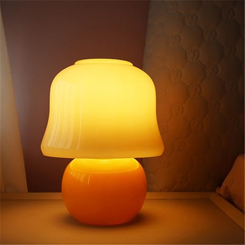 Lampe de bureau lumière chaude atmosphère rétro champignon modèle D