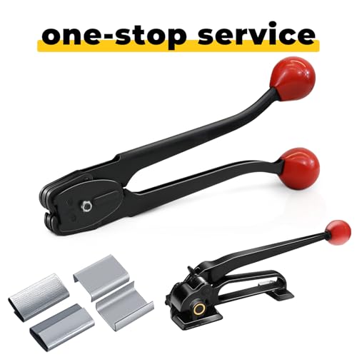 Image of Strapping Sealer /Crimper for 5 /8 inch Steel Strapping Band Manual Banding Tool with 13 inch Extended Handle