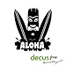 Decus Pegatina estilo Hawaii Aloha Surf original JDM