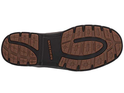 Skechers Men's Segment - The Search Slip On Loafer, Dark Brown, 9.5 M US4