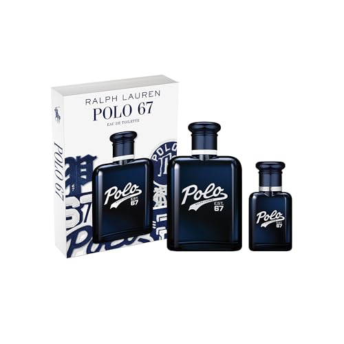Opiniones de Ralph Lauren Fresh más recomendados. 36 Set de Regalo para el Día Del Padre - Ralph Lauren - Polo 67 Eau De Toilette Aroma Amaderado y Solar con Piña y Bergamota Tamaño 4.2 onzas y Travel Size 1.35 onzas