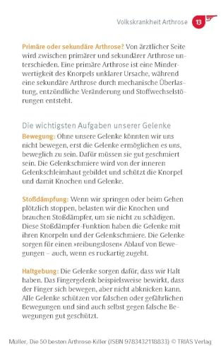 Die 50 besten Arthrose-Killer