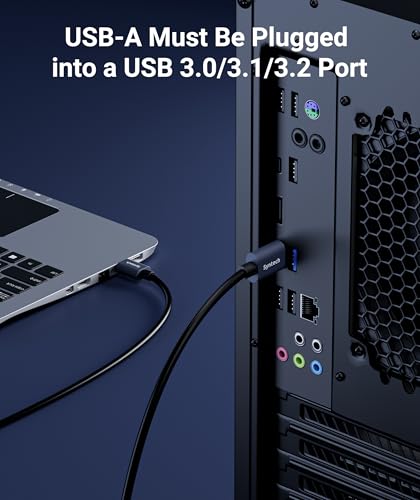 Miniatura 6 de Syntech Cable Link De 5 Metros Compatible Con Quest 3 2 Pro Y Pico4 Pro Accesorios Y Pc Steam Vr, Transferencia De Datos De Alta Velocidad, Cable Link Usb 3.0 A Usb C Para Auriculares Vr, Negro